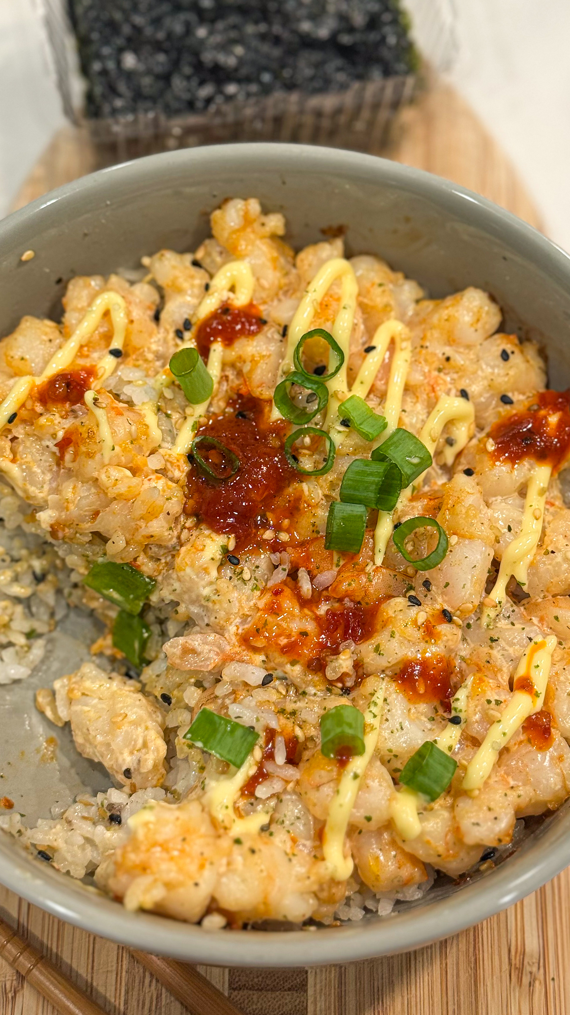 shrimp sushi bake